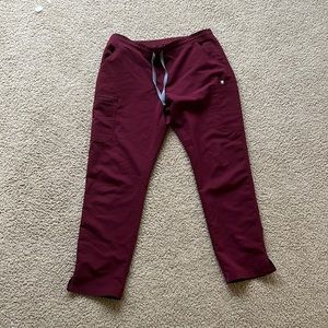 Figs maroon pants